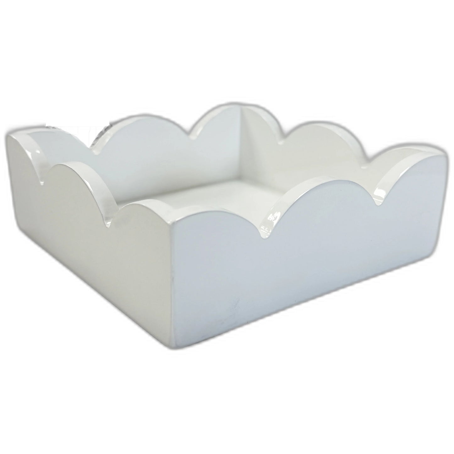 Scalloped Cocktail Napkin Holder